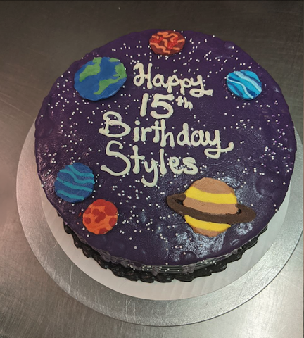 Galaxy and Planet Buttercream Transfer #34