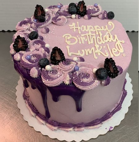 # 16 Drip with Rosettes and Fruit 