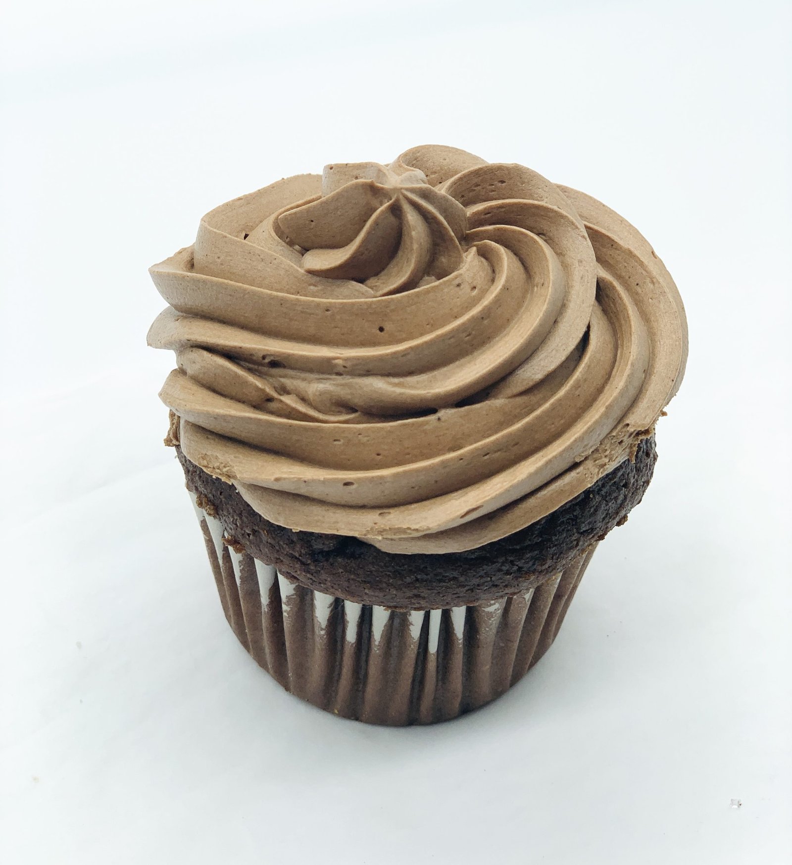 Plain Iced Cupcake - Chocolate