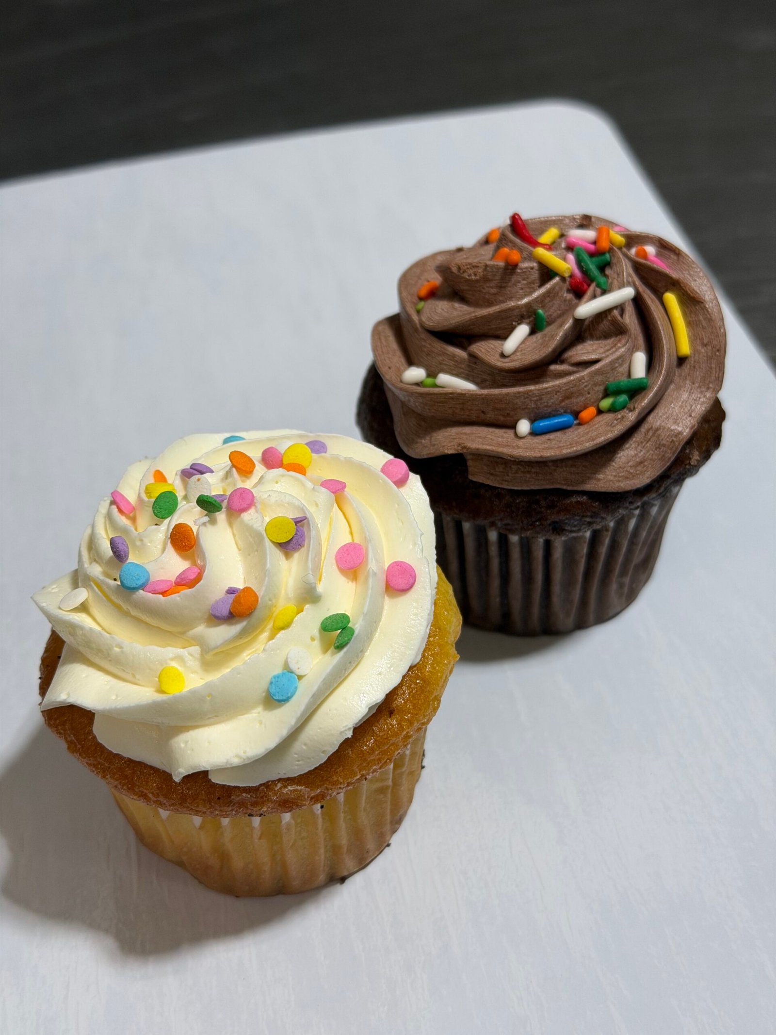 Assorted Iced Cupcake With Sprinkles